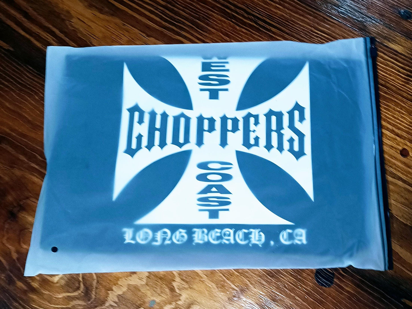 Playera "R34 Nitro" – Edición West Coast Choppers x 2 Fast 2 Furious – Azul Hielo Fotoluminiscente