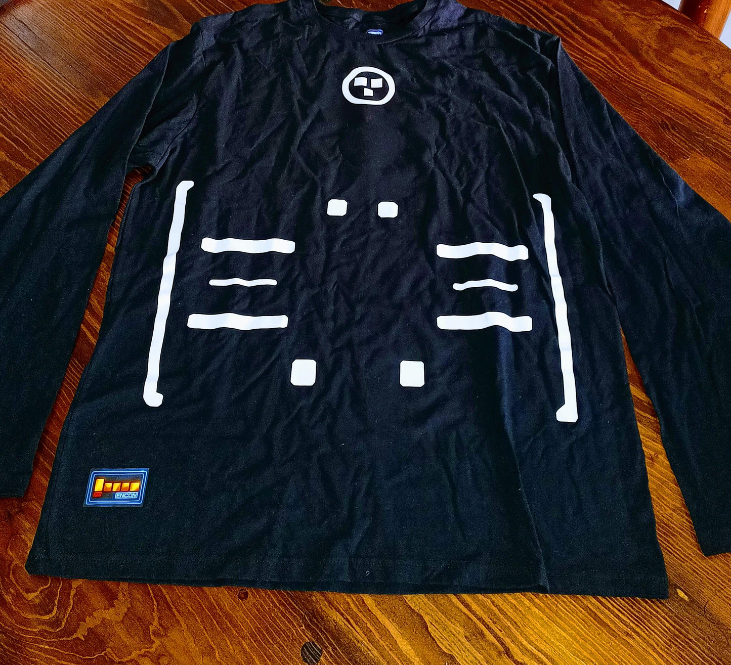 Camiseta Tron Legacy Manga Larga Unisex - Algodón Peinado - ¡Brilla en la Oscuridad! - Vinil Glow & Disco DTF UV