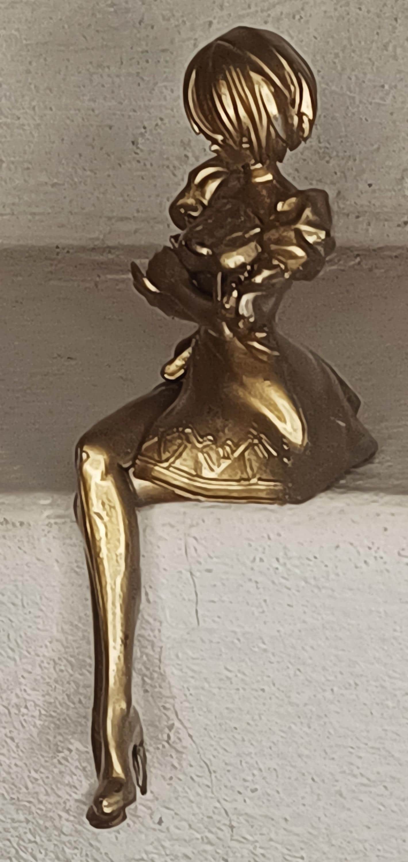 Figura 2B Nier Automata 15cm Edición Oro Platinado Custom Con Caja
