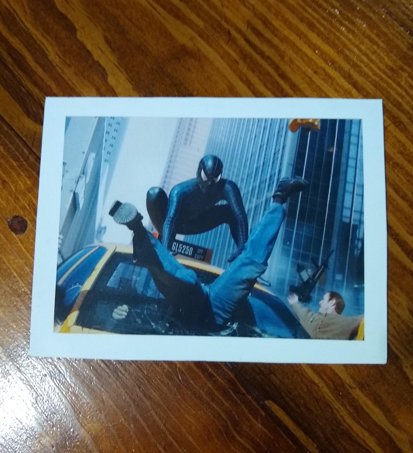 Set de 4 fotos Spiderman 3 El hombre araña de negro