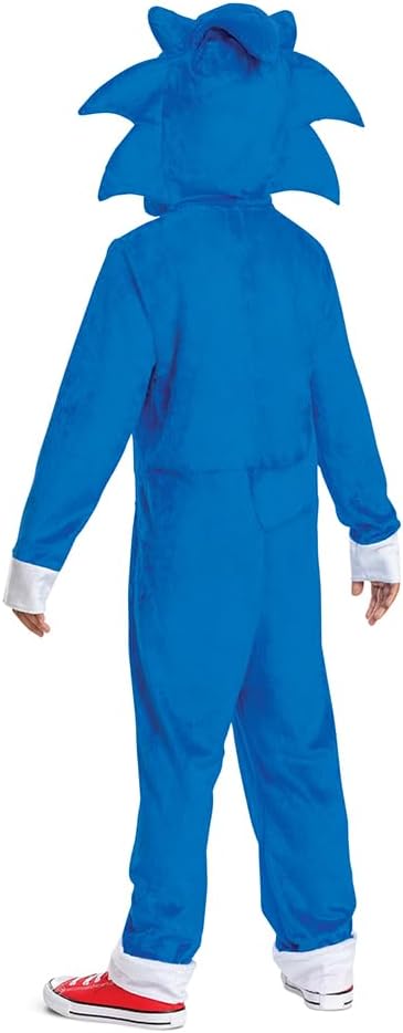Disfraz Oficial de Sonic The Hedgehog: Edición Película 2 con Tocado y Alta Elasticidad TALLA M (7-8)