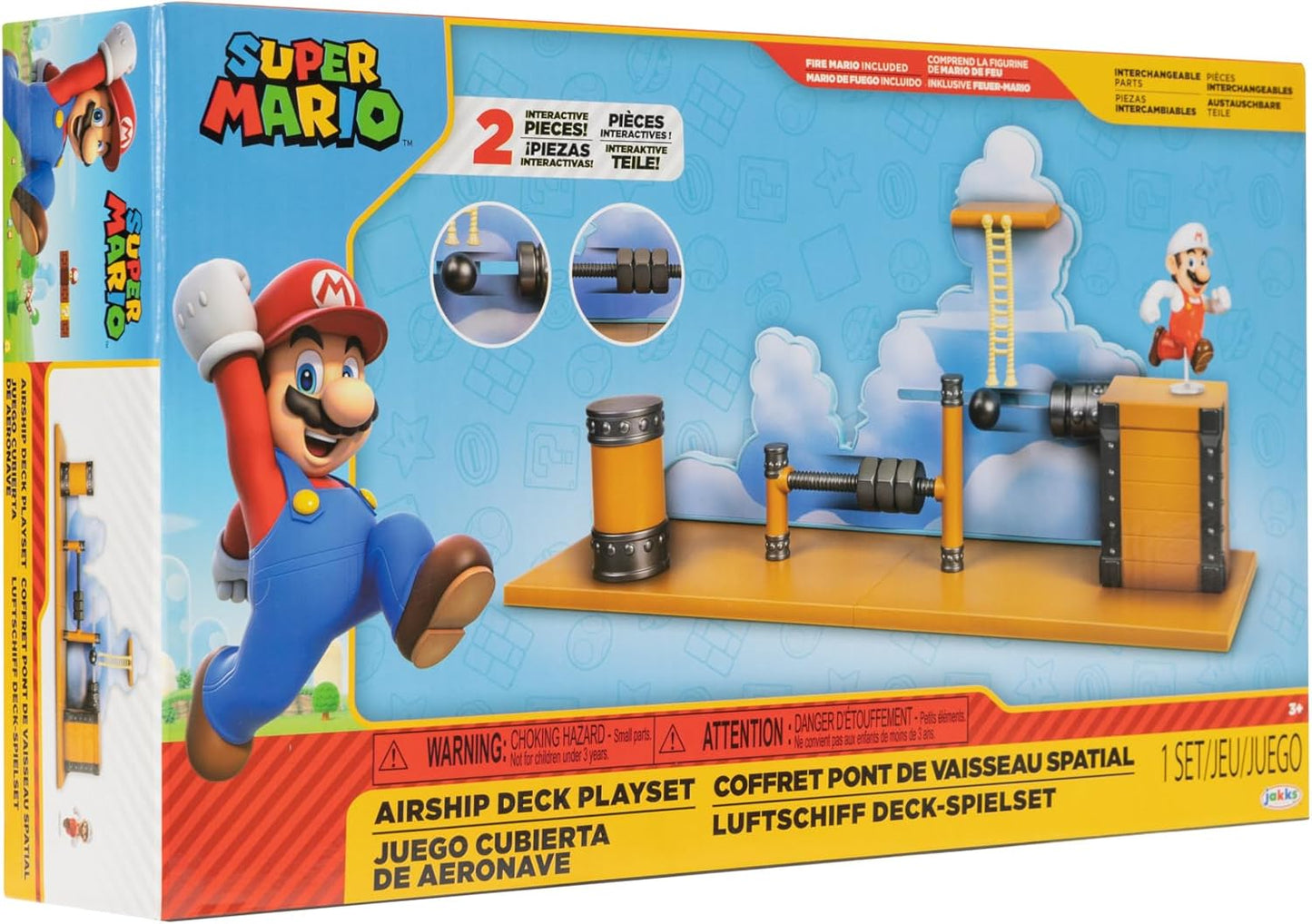 Super Mario Nintendo 2.5'' Airship Deck Playset
