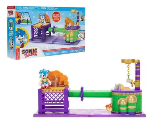 Sonic The Hedgehog Oil Ocean Playset Juego Oceano De Aceite