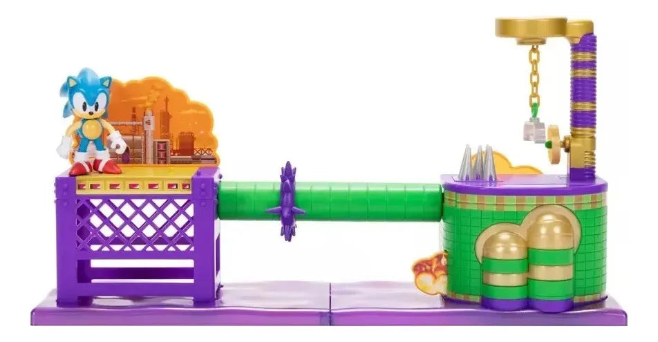 Sonic The Hedgehog Oil Ocean Playset Juego Oceano De Aceite
