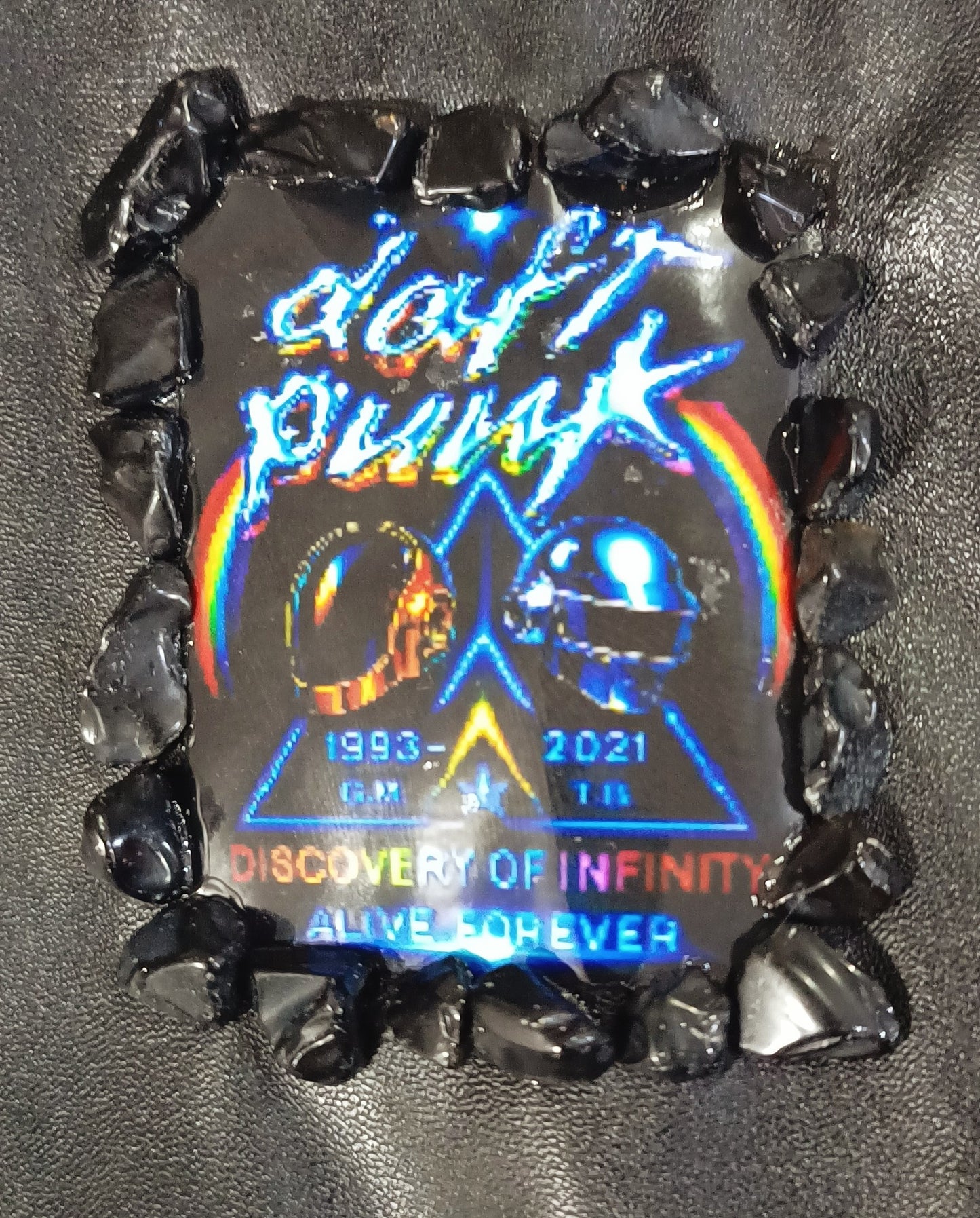 Chamarra Daft Punk - Edición de Lujo con Parches Holográficos Inspirados en su discografía