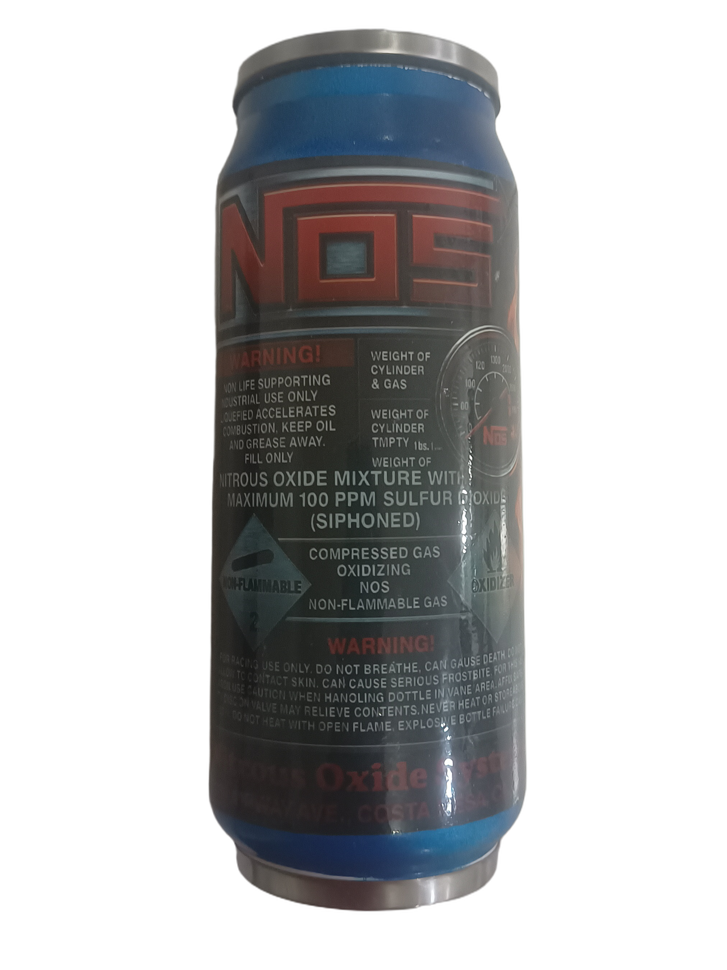 Termo "NOS System" Edición Especial – Réplica Fast & Furious (Acero Inoxidable + DTF UV)