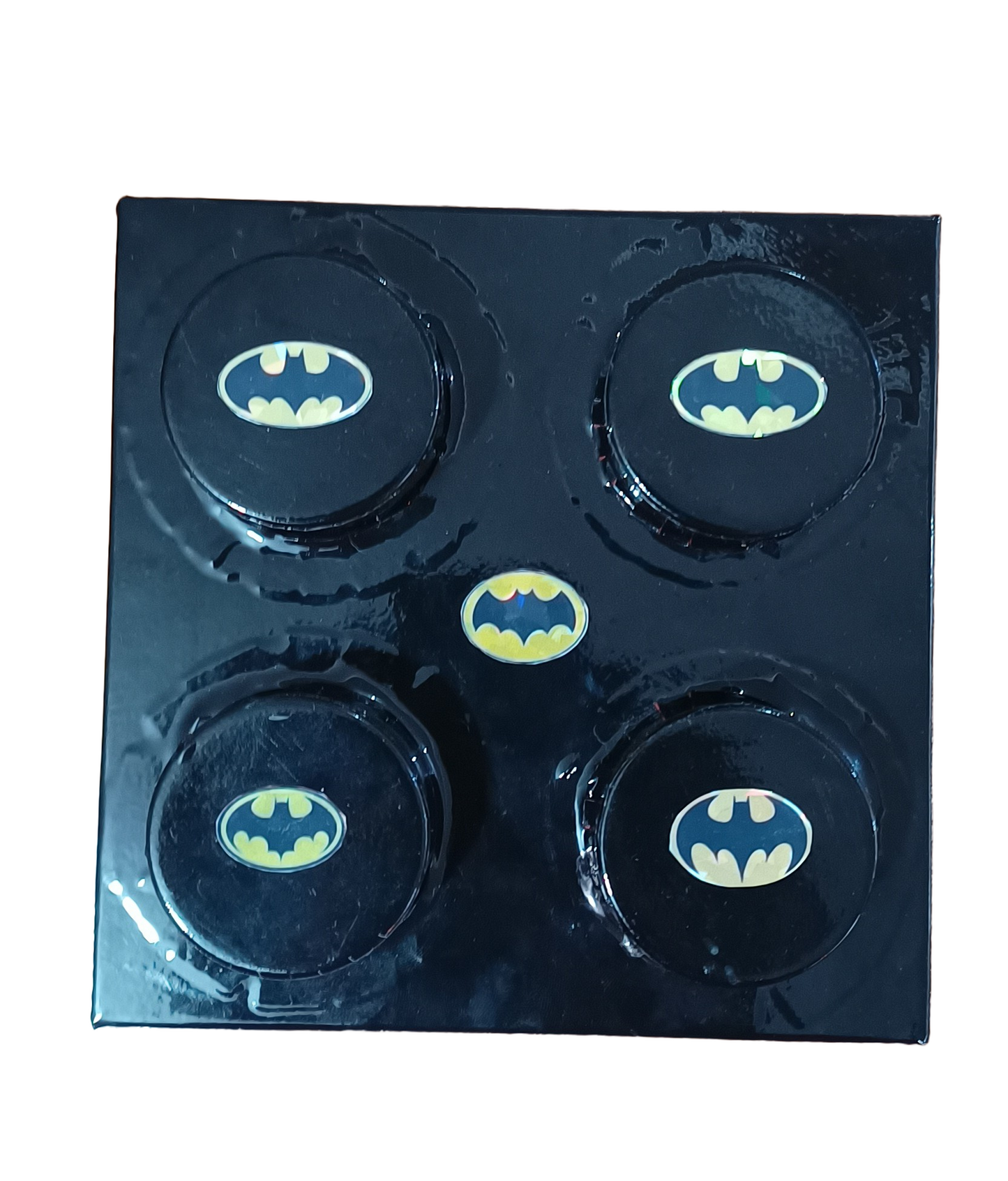 Cubo Conmemorativo LEGO Batman Edición Homenaje Artesanal 15 × 15 × 11 cm