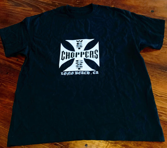 Playera "R34 Nitro" – Edición West Coast Choppers x 2 Fast 2 Furious – Azul Hielo Fotoluminiscente