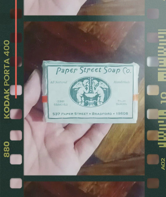 Jabón Artesanal Fight Club (64g) - Macerado de Naranja -EDICIÓN CARTEL CINEMATOGRÁFICO
